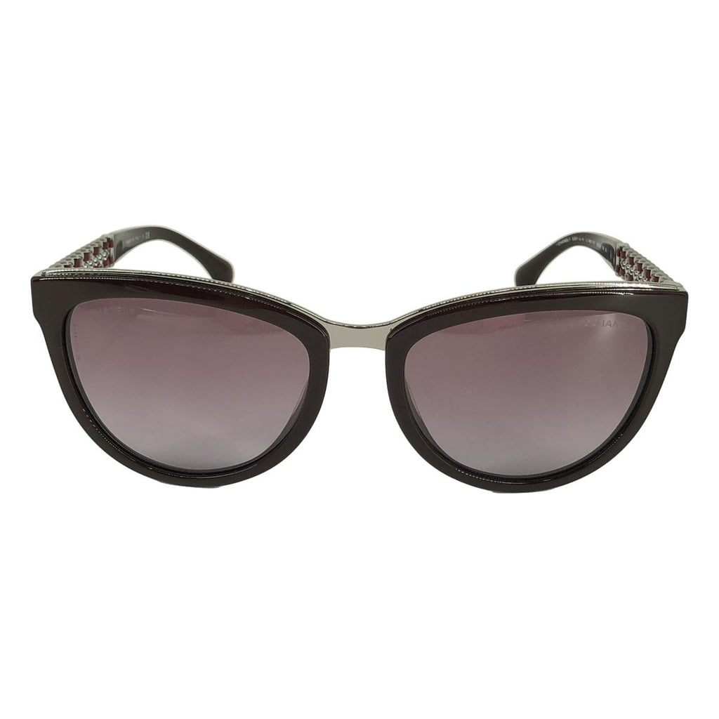 Chanel Side Chain Sunglasses Bordeaux Eyewear — view 4