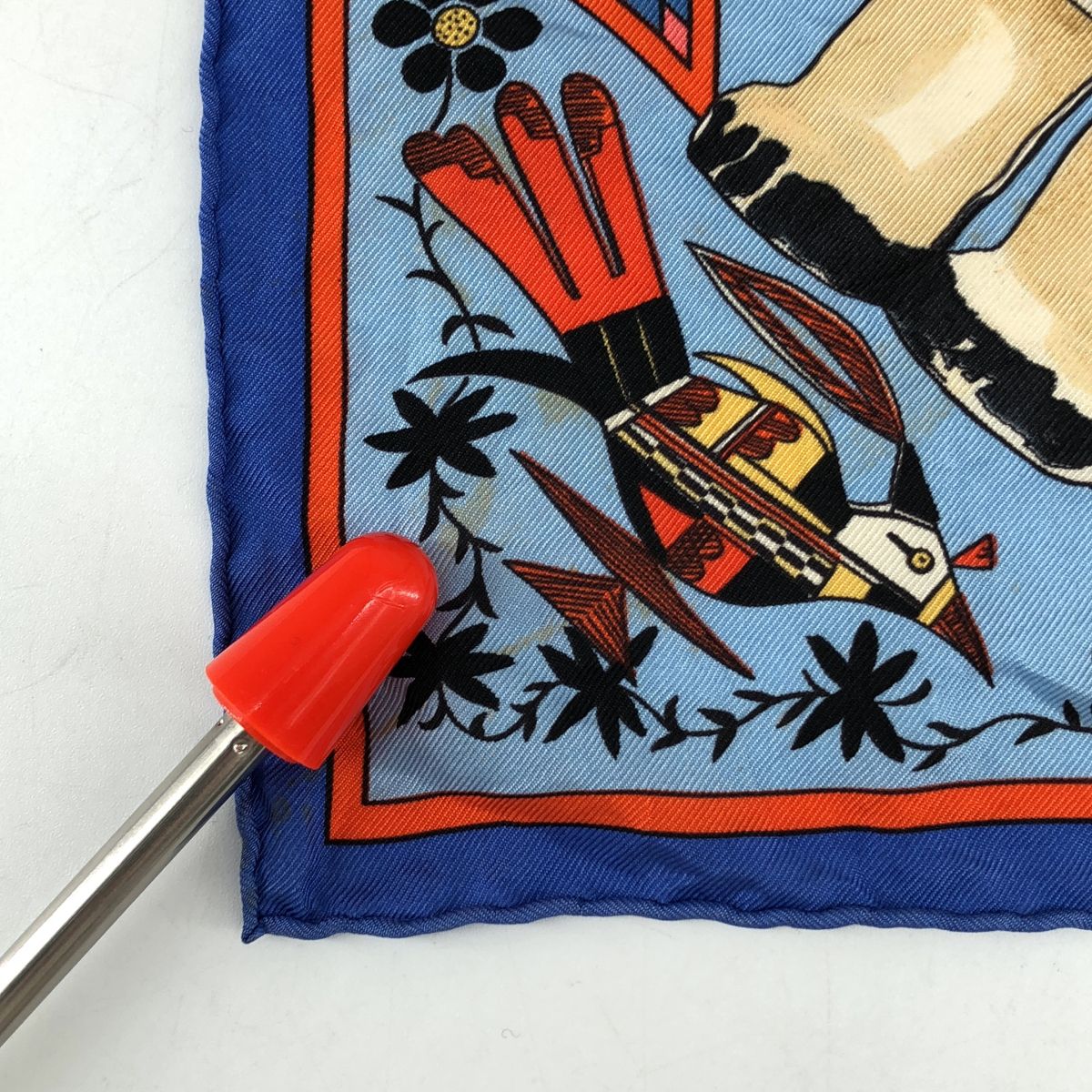 Hermes Carre 90 Kachinas Silk Scarf Multicolor — view 4