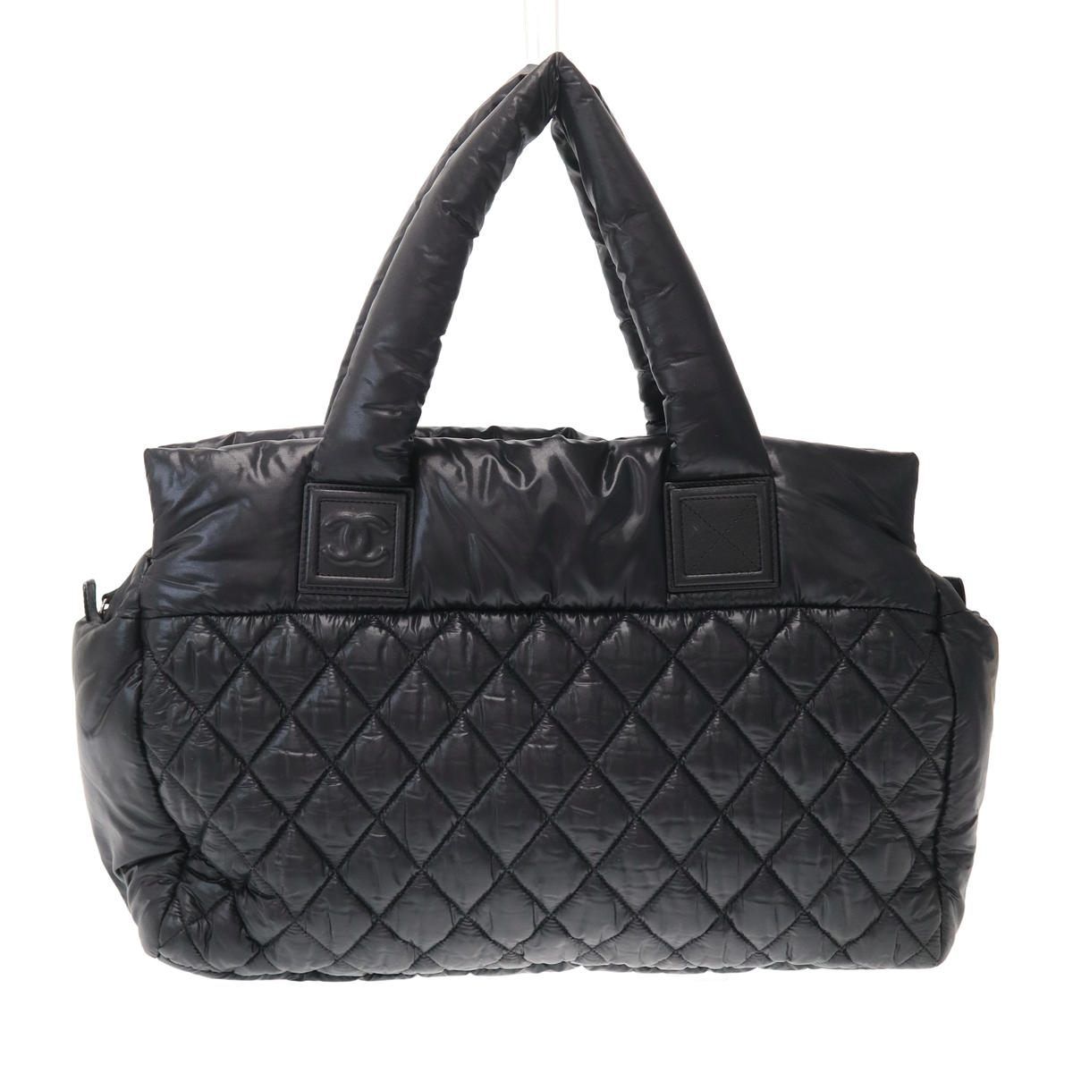 Chanel Coco Cocoon Tote Bag Black