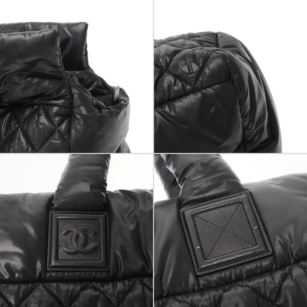 Chanel Coco Cocoon Tote Bag Black — view 8