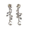 Chanel 15C CC Logo Ball Earrings Set Silver