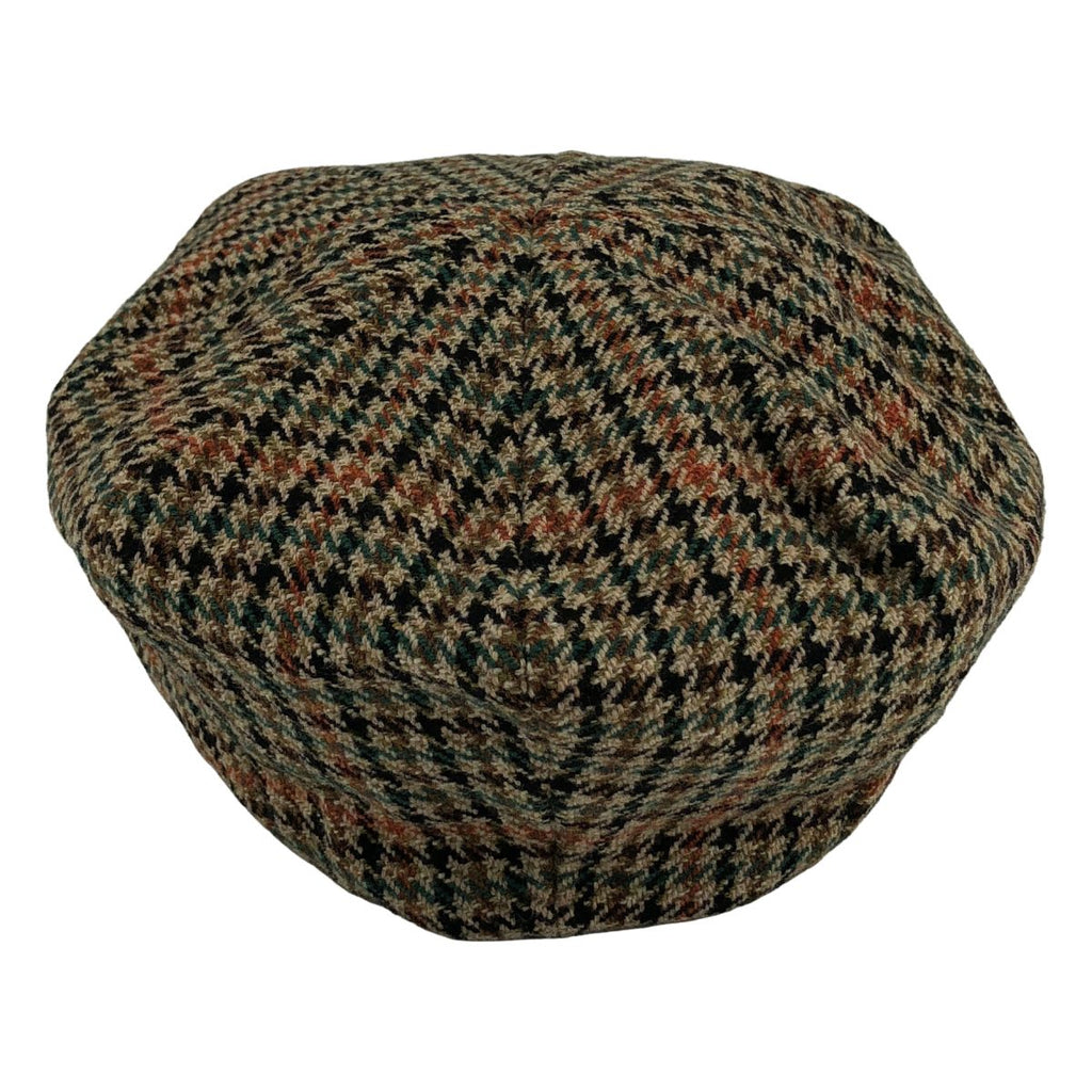 Gucci Wool Houndstooth Beret L Beige Hat — view 2
