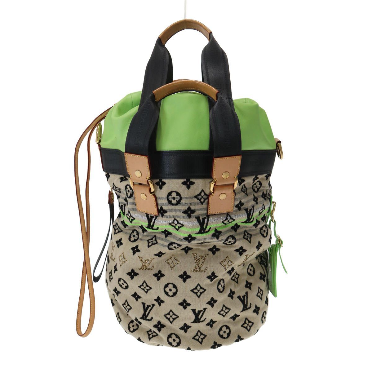 Louis Vuitton by Marc Jacobs Monogram Cheche Gypsy Shoulder Bag Beige Multicolor — view 2