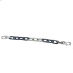 Louis Vuitton Bracelet Monogram Chain Silver Black Stainless Steel — view 2