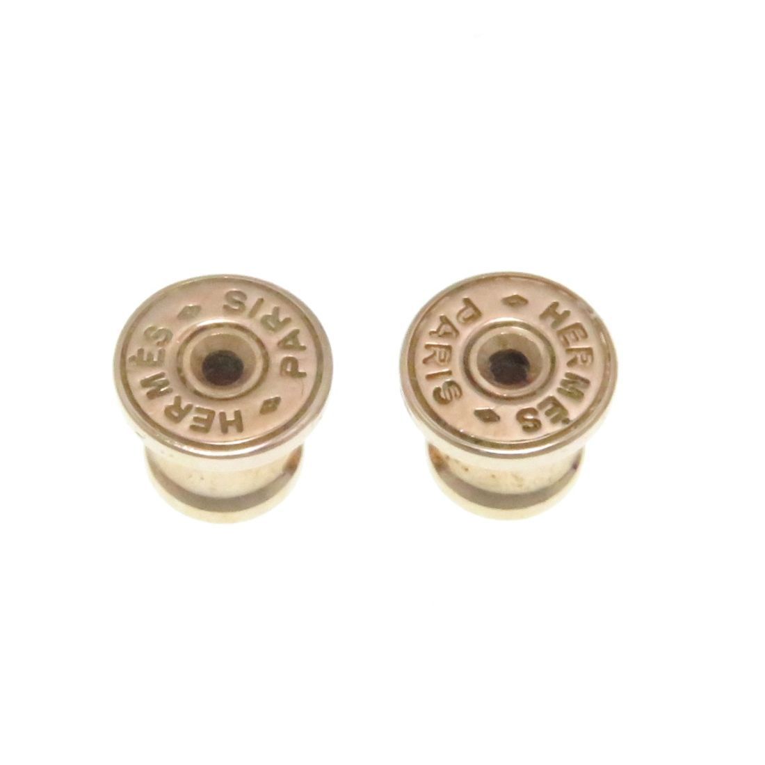 Hermes Irene Earrings Pggp Pink Gold Plated — view 4