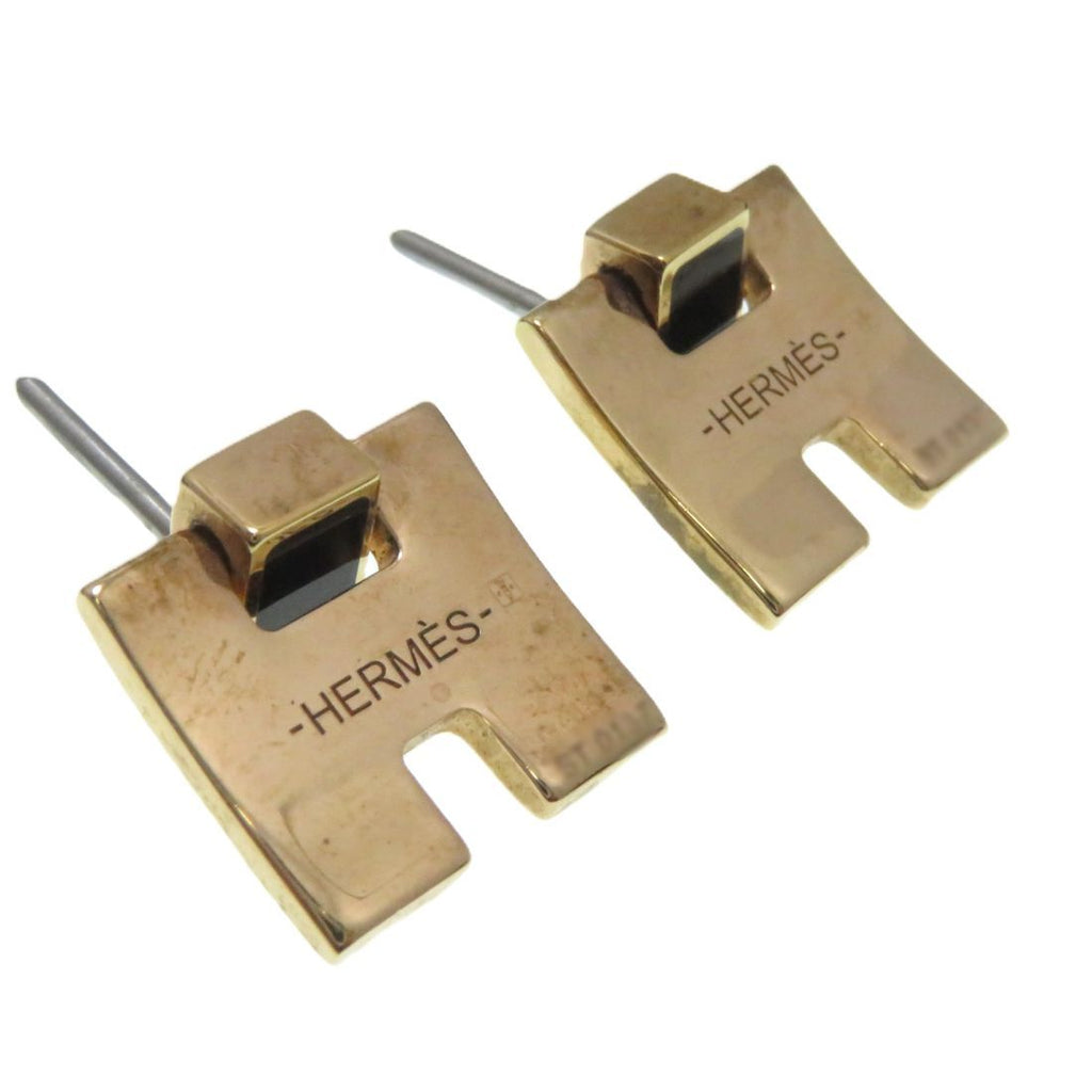 Hermes Irene Earrings Pggp Pink Gold Plated — view 7