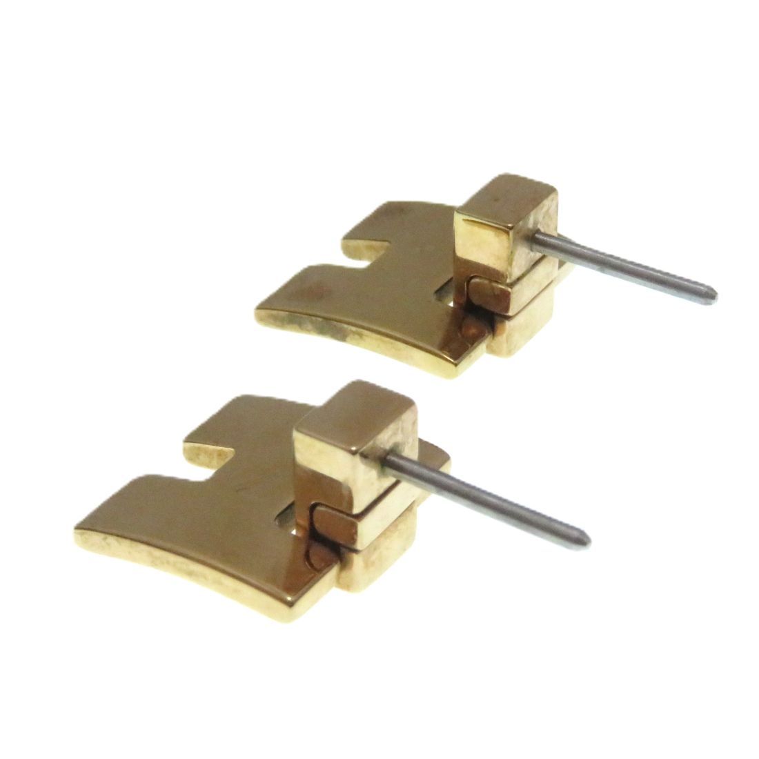 Hermes Irene Earrings Pggp Pink Gold Plated — view 5