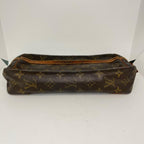Louis Vuitton Monogram Compiegne Bag Brown Side Tab Torn — view 4