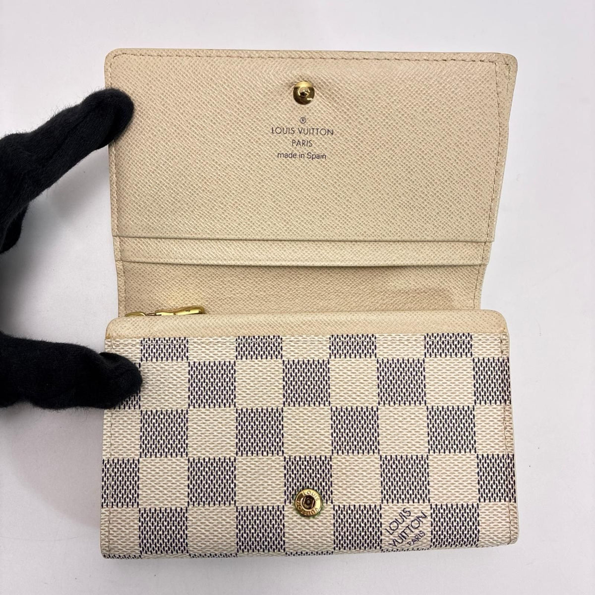 Louis Vuitton Damier Azur Porte Monnaie Billets Tresor Bifold — view 6