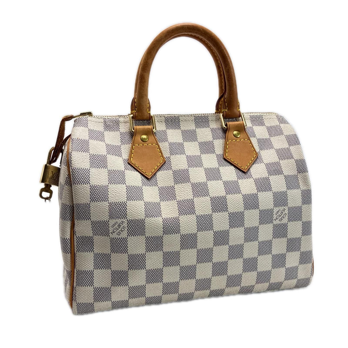 Louis Vuitton Damier Azur Speedy 25 Mini Boston Bag