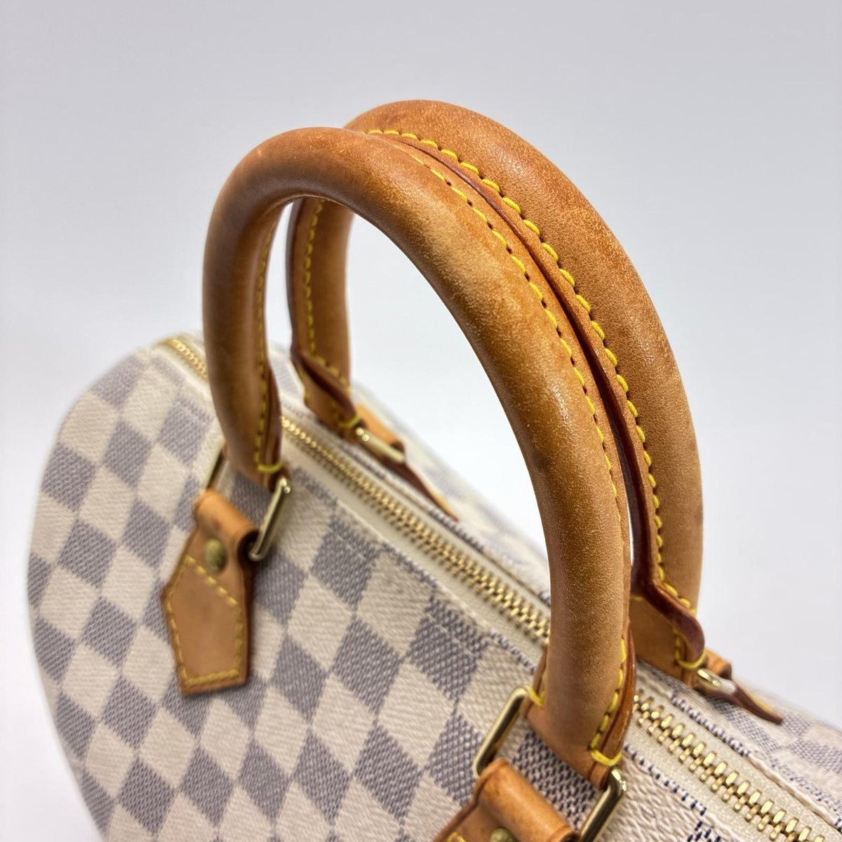 Louis Vuitton Damier Azur Speedy 25 Mini Boston Bag — view 5