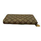 Gucci Wallet GG Supreme Courier Zip Around Beige — view 5