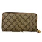 Gucci Wallet GG Supreme Courier Zip Around Beige — view 4
