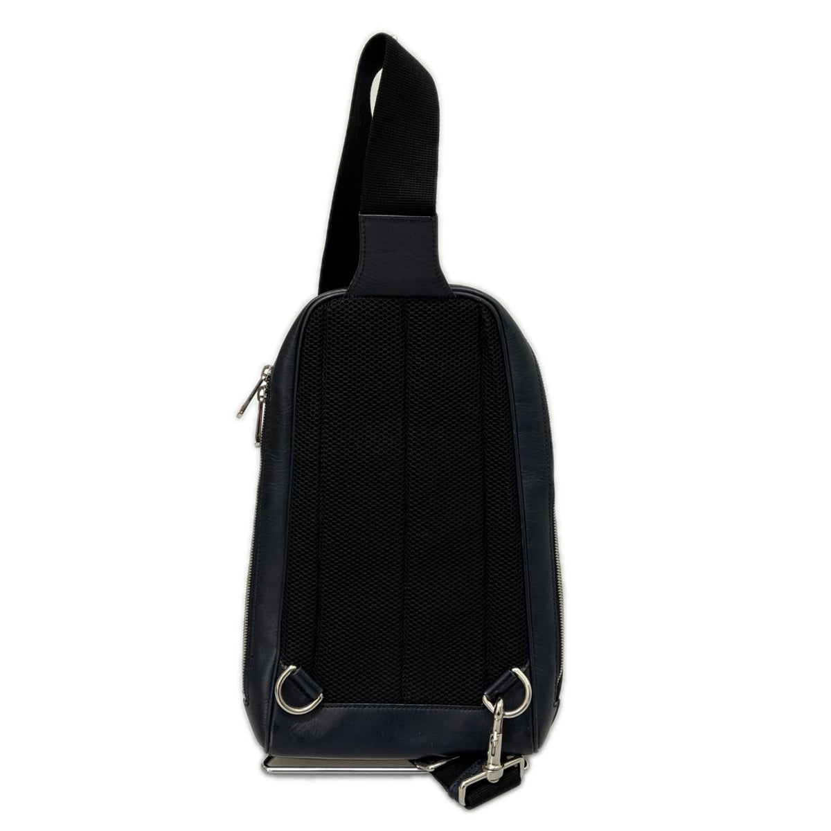 Gucci Cross Belt Bag Guccissima Navy — view 4