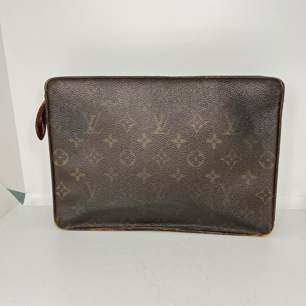 Louis Vuitton Monogram Pochette Homme Second Bag Brown — view 5