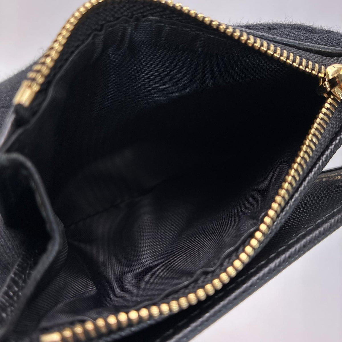 Prada Factory Number 75 Black Bifold Wallet Card — view 8