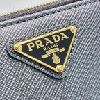 Prada Factory Number 75 Black Bifold Wallet Card — view 6