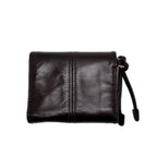 Prada Trifold Wallet Leather Brown — view 2