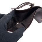 Prada Trifold Wallet Leather Brown — view 8