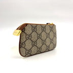 Gucci Guccissima Coin Purse Leather Canvas Brown Wallet Gold — view 2