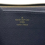 Louis Vuitton Zippy Wallet Monogram Empreinte Marine Rouge Leather Navy Round — view 4