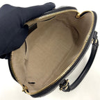 Gucci Micro Guccissima Shoulder Bag Leather Black Gold — view 3
