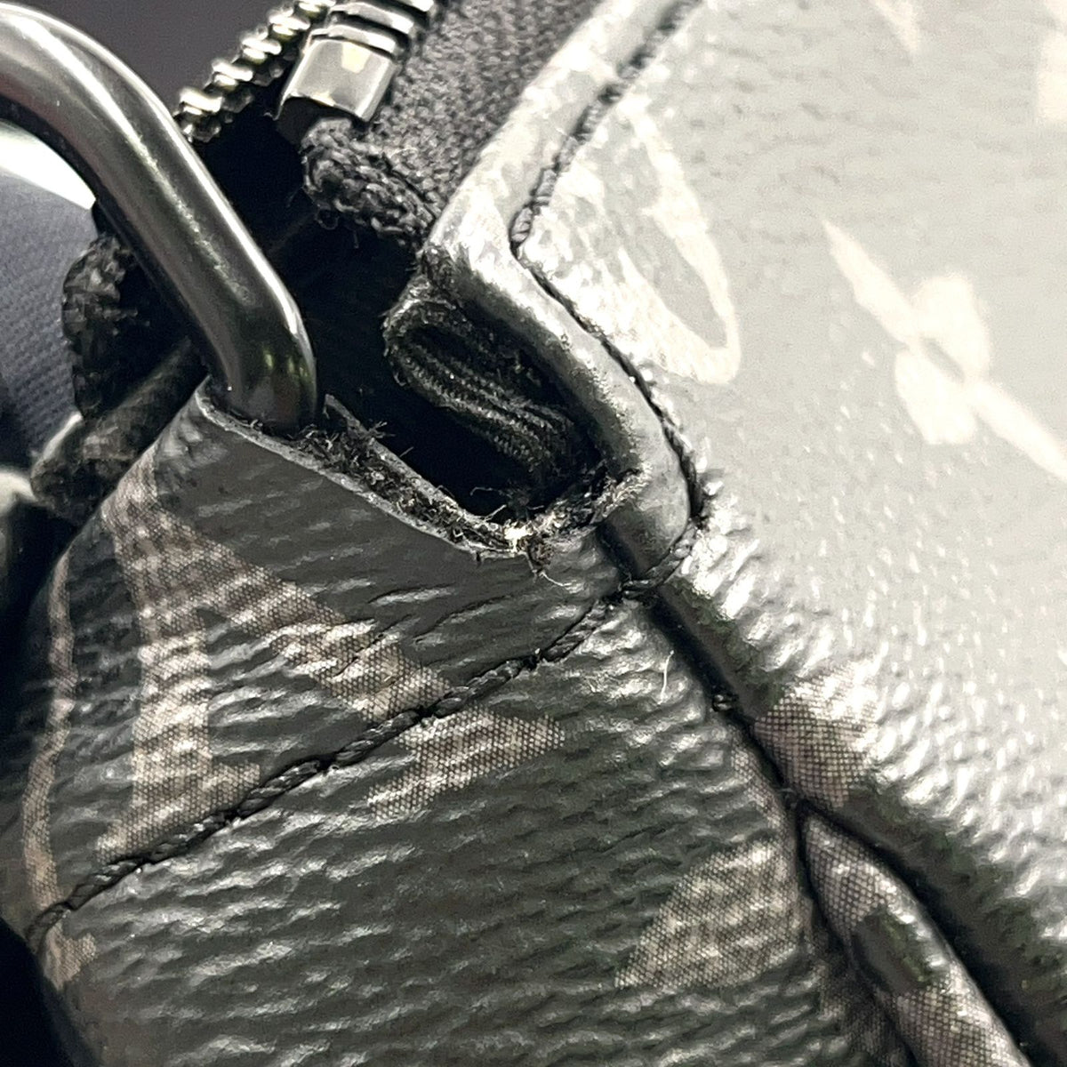Louis Vuitton Pochette Accessoires XL Enabled Canvas Black Shoulder Bag — view 8