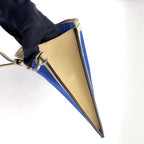 Gucci Off the Grid GG Pattern Leather Nylon Ivory Blue Clutch Silver — view 8