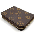 Louis Vuitton Zippy Coin Purse Monogram Brown Gold — view 6