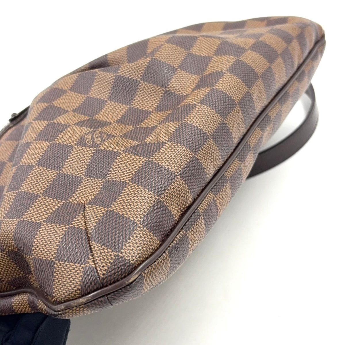 Louis Vuitton Bloomsbury PM Damier Ebene Leather Brown Shoulder Bag Gold — view 6