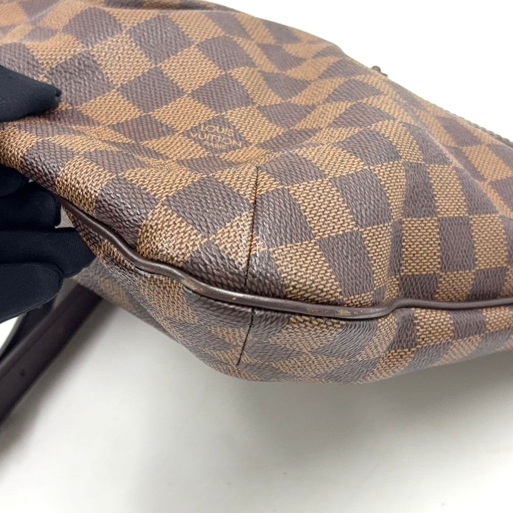 Louis Vuitton Bloomsbury PM Damier Ebene Leather Brown Shoulder Bag Gold — view 7