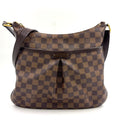Louis Vuitton Bloomsbury PM Damier Ebene Leather Brown Shoulder Bag Gold