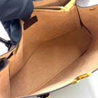 Louis Vuitton Kensington Damier Ebene Leather Brown Handbag Gold — view 3