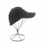 Celine Triomphe Baseball Cap Hat Logo Embroidery M Black — view 5
