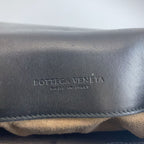 Bottega Veneta Intrecciato Black Gold Leather Crossbody Shoulder Bag — view 8