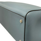 Fendi Handbag Dot Com Light Blue Leather — view 6