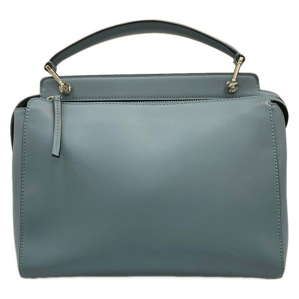Fendi Handbag Dot Com Light Blue Leather — view 3