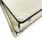 Fendi Handbag Peekaboo ISeeU Petit Selleria White Leather — view 6
