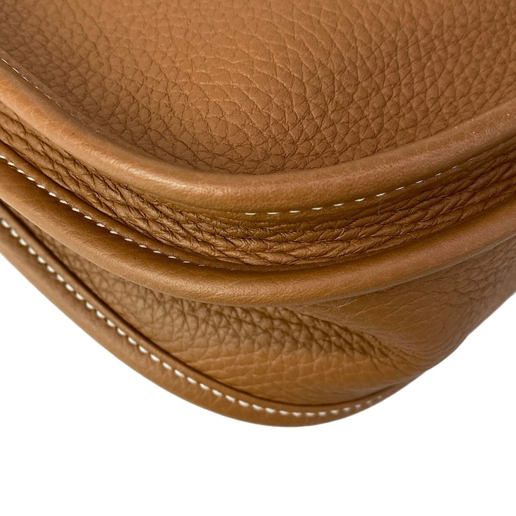 Hermes Shoulder Bag Evelyne 3 III PM Gold Silver — view 8