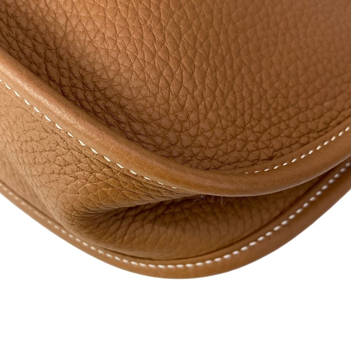 Hermes Shoulder Bag Evelyne 3 III PM Gold Silver — view 7