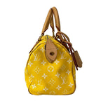 Louis Vuitton Handbag Speedy P9 25 Jaune Matte Leather Cowhide — view 2