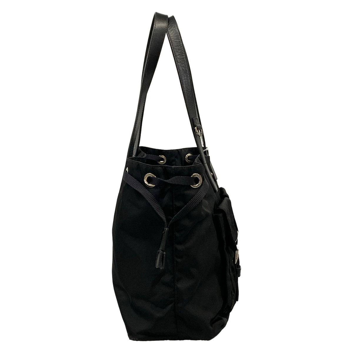 Prada Tote Bag Black Leather — view 2