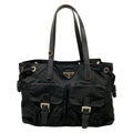 Prada Tote Bag Black Leather