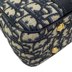 Dior D-vibe Bowling Bag Medium Light Gray Navy — view 8