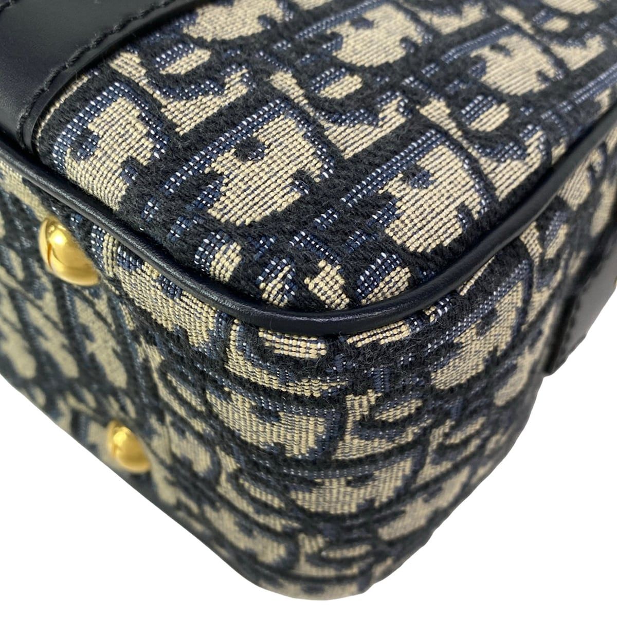Dior D-vibe Bowling Bag Medium Light Gray Navy — view 7