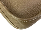 Hermes Shoulder Bag Evelyne TPM Etoupe Gold — view 6