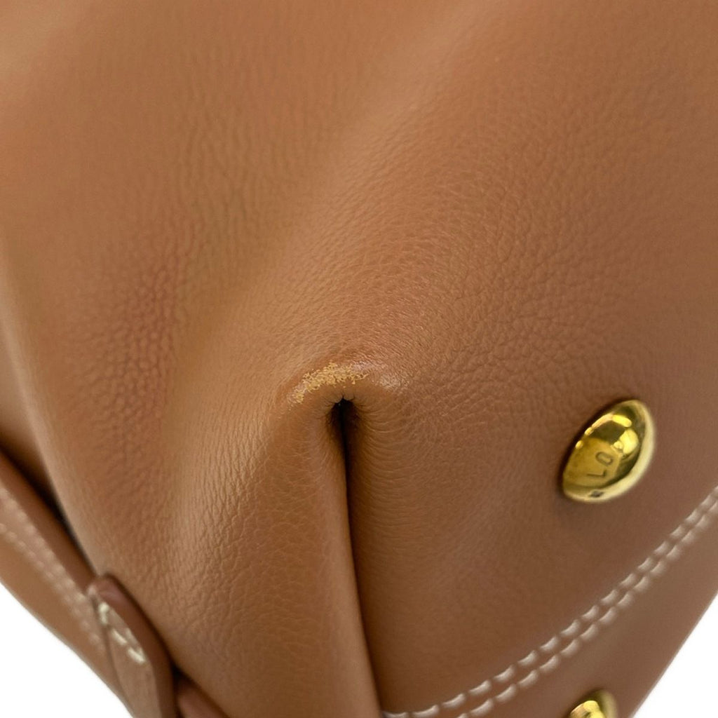 Louis Vuitton Shoulder Bag Lowkey Hobo PM Cognac Leather Cowhide — view 6