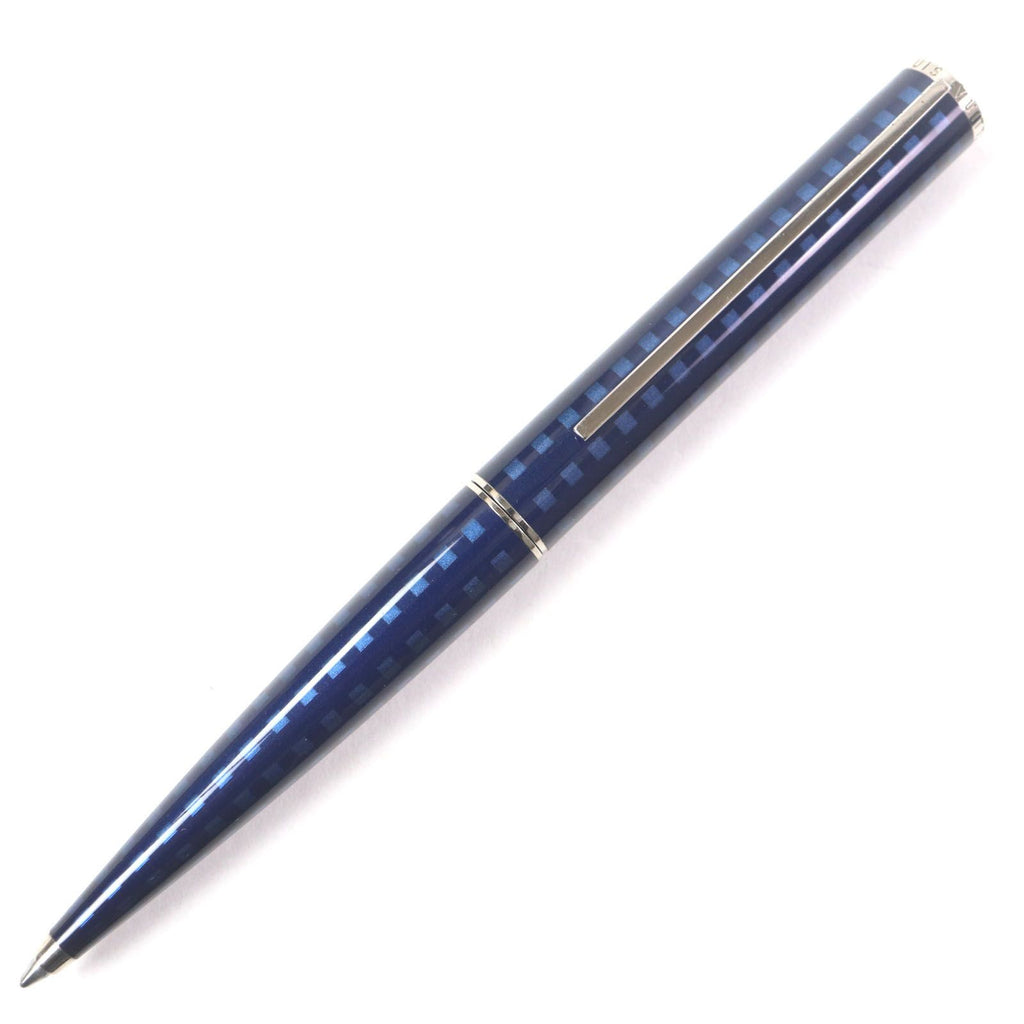 Louis Vuitton Jet Rack Twist Ballpoint Pen Navy Silver Handwriting Confirmed