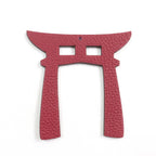 Hermes Petit H Anemone Rouge Granada Torii Veau Epsom Bag Charm