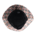 Chanel Alpaca Blend CC Logo Ribbon Tweed Bucket Hat Gray Pink — view 5